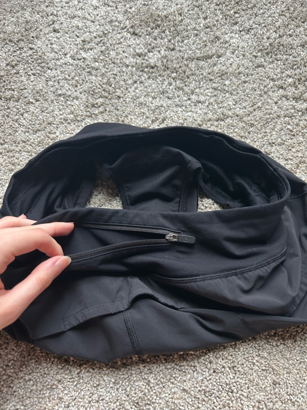 lululemon athletica Black Athletic Running Shorts - Picture 4 of 10